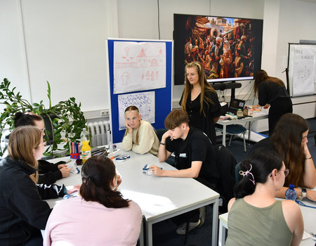 Die Klasse arbeitet